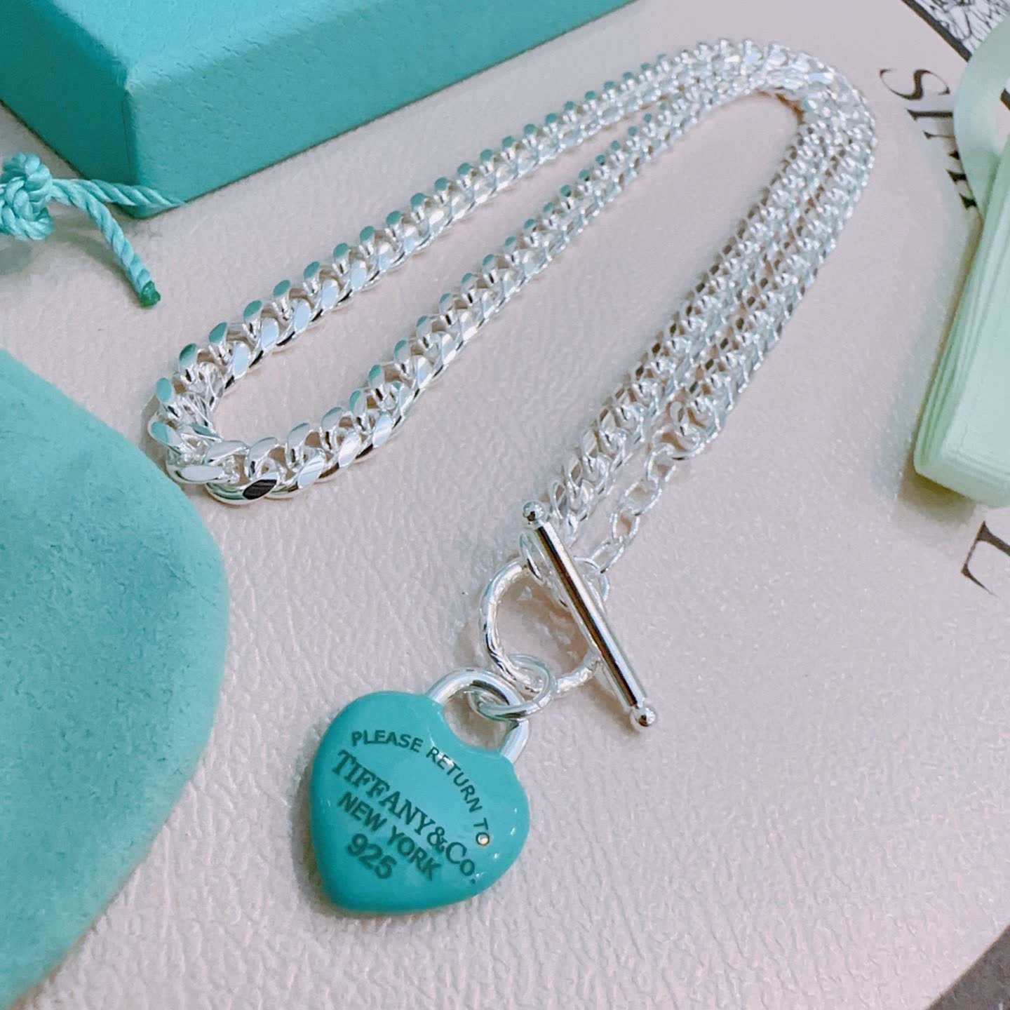 Tiffany & Co. Heart Tag Necklace